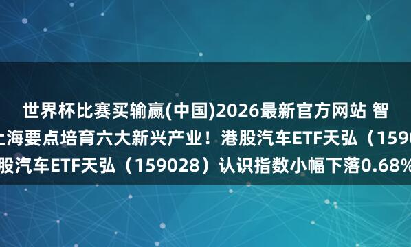 世界杯比赛买输赢(中国)2026最新官方网站 智能网联新动力汽车位列上海要点培育六大新兴产业！港股汽车ETF天弘（159028）认识指数小幅下落0.68%